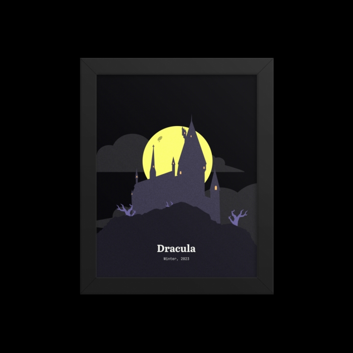 Dracula Castle Poster