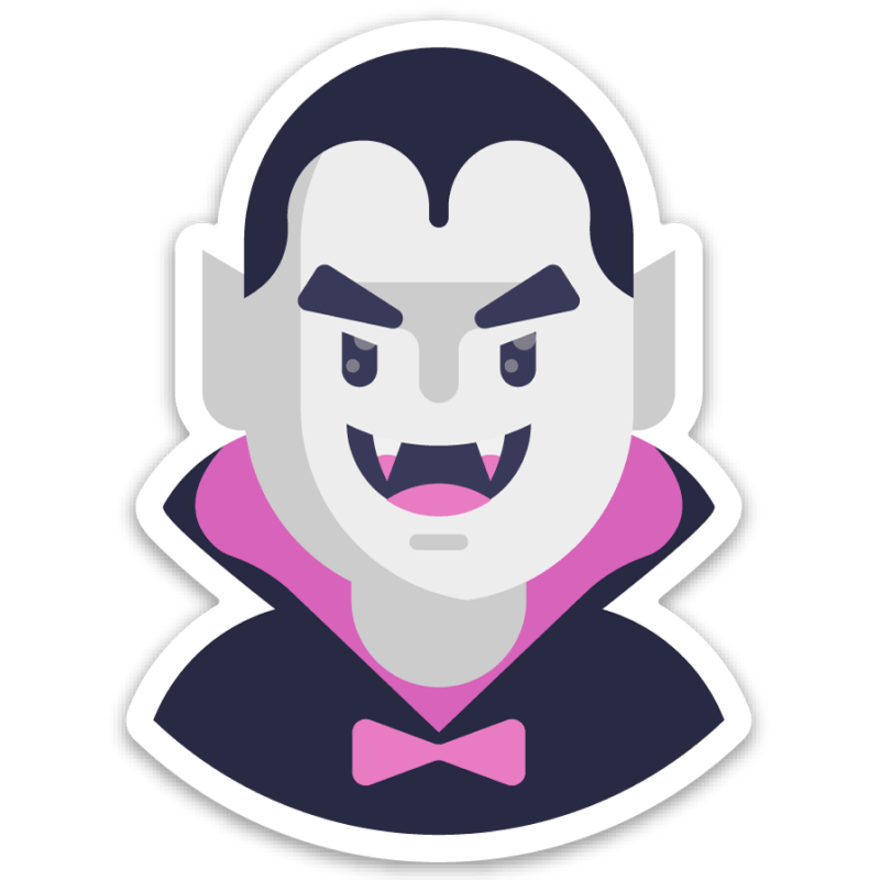 Dracula Stickers