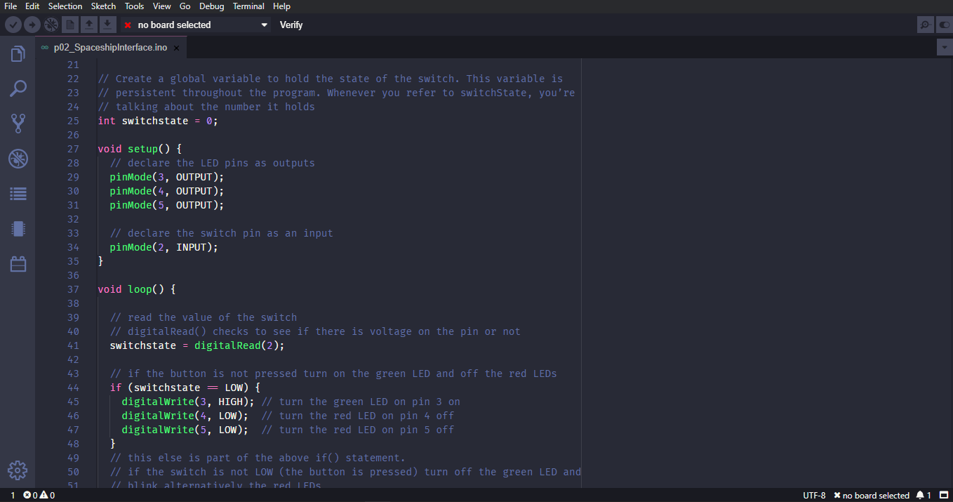 arduino-pro-ide - Theme Preview