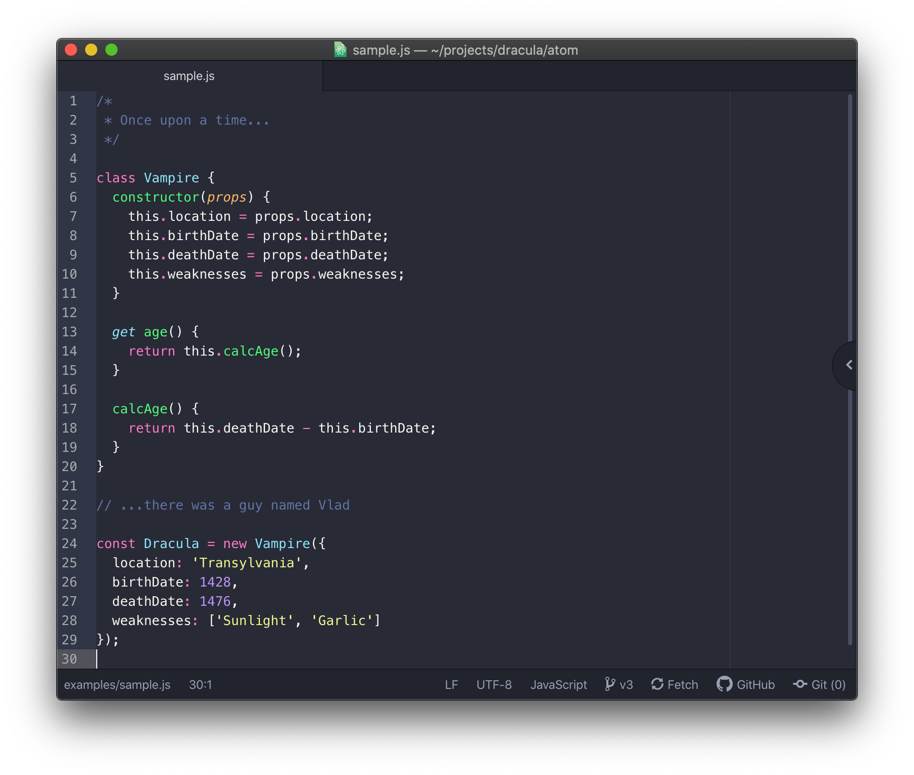 atom - Theme Preview