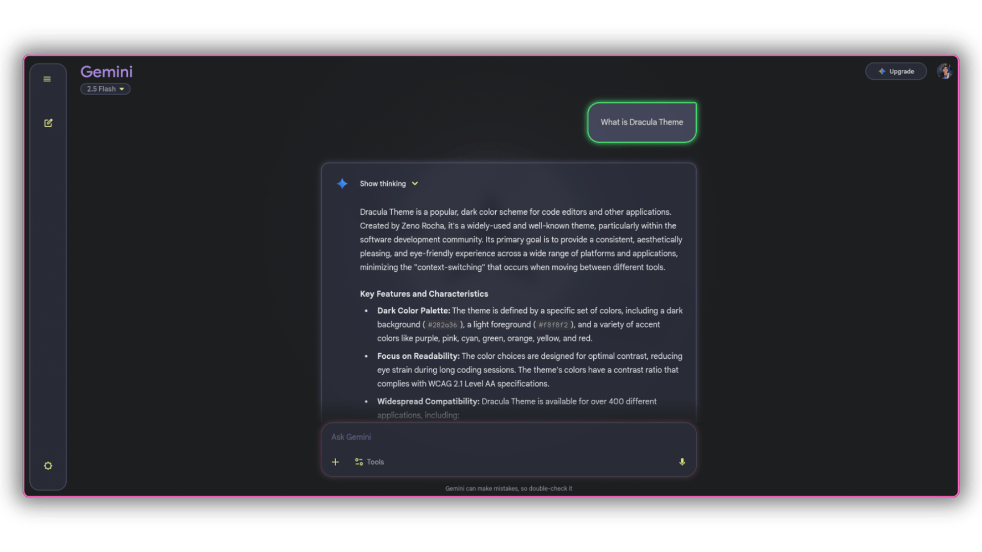 gemini - Theme Preview
