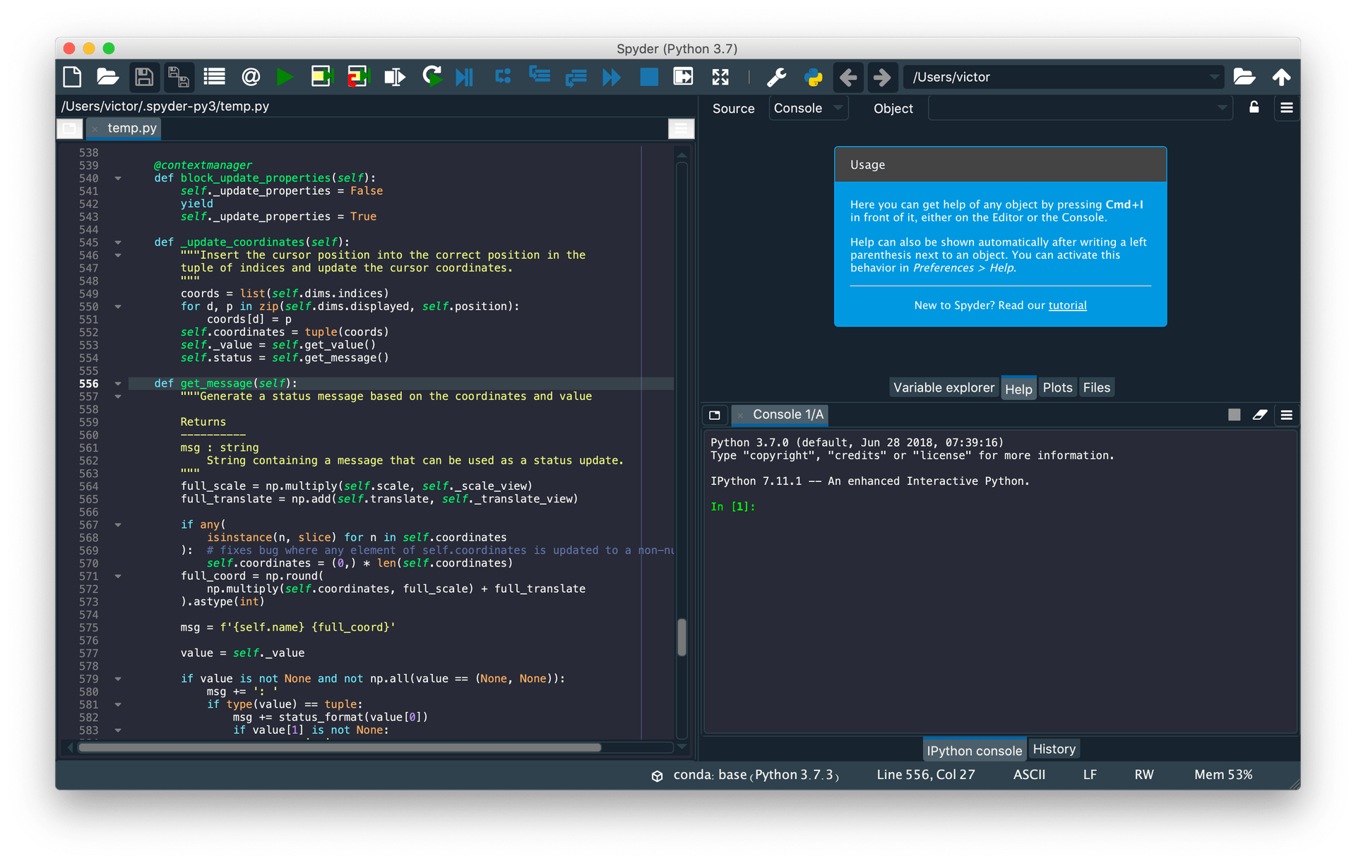 spyder-ide - Theme Preview