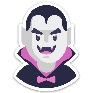 Dracula Stickers - view 1