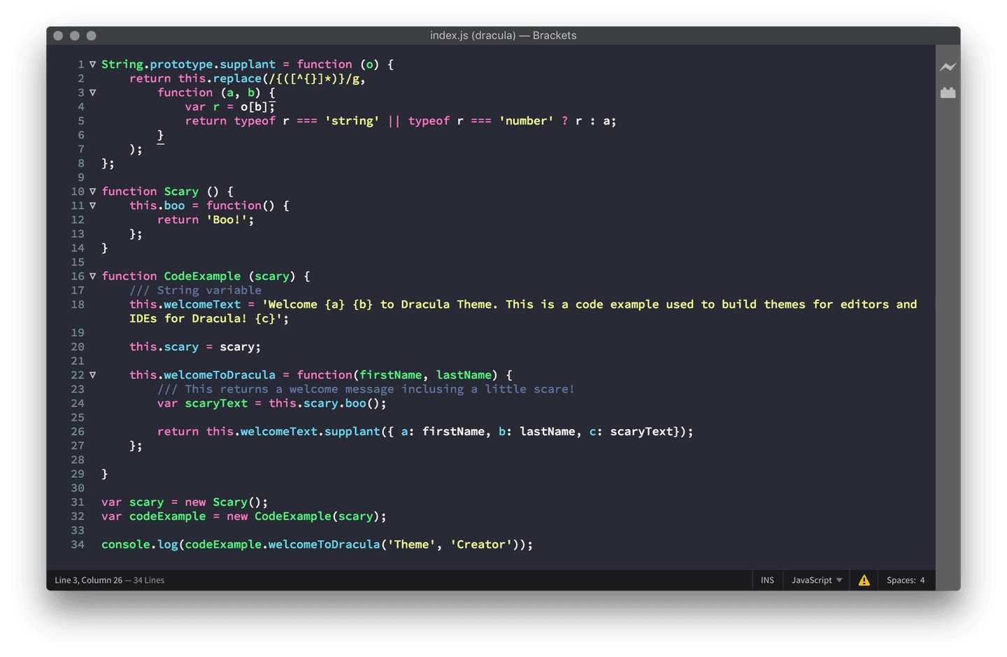 brackets - Theme Preview