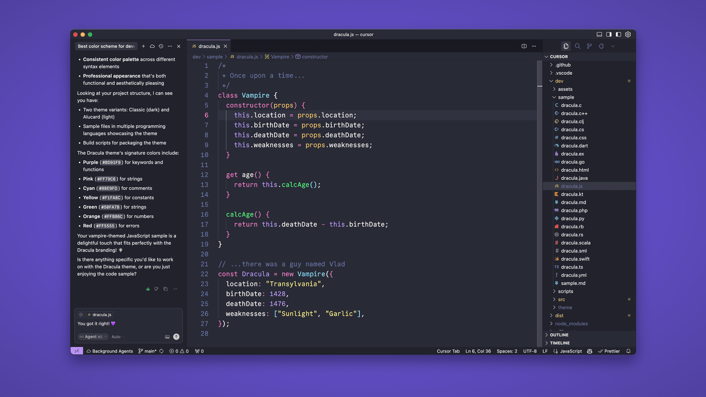 cursor - Theme Preview