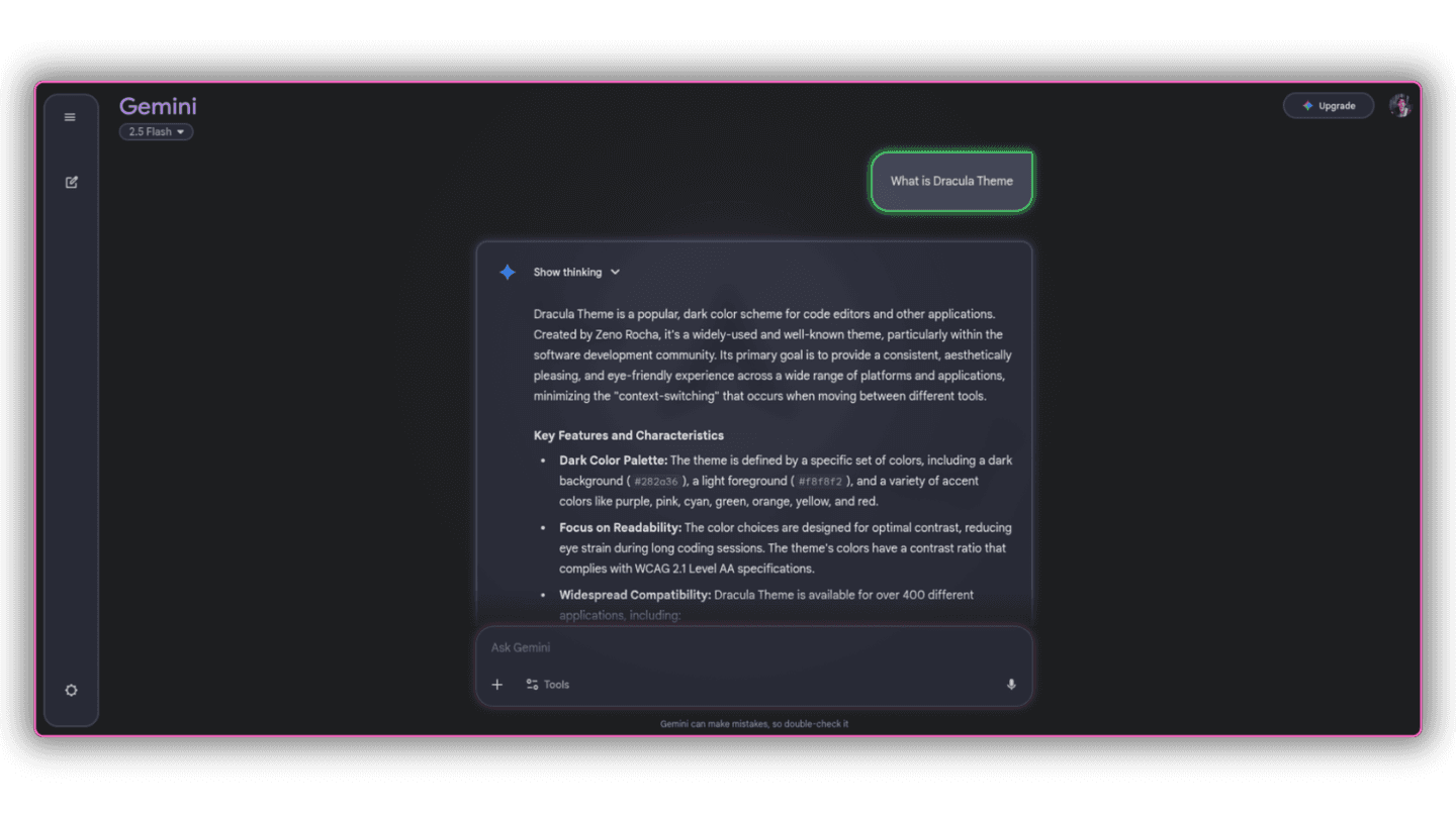 gemini - Theme Preview