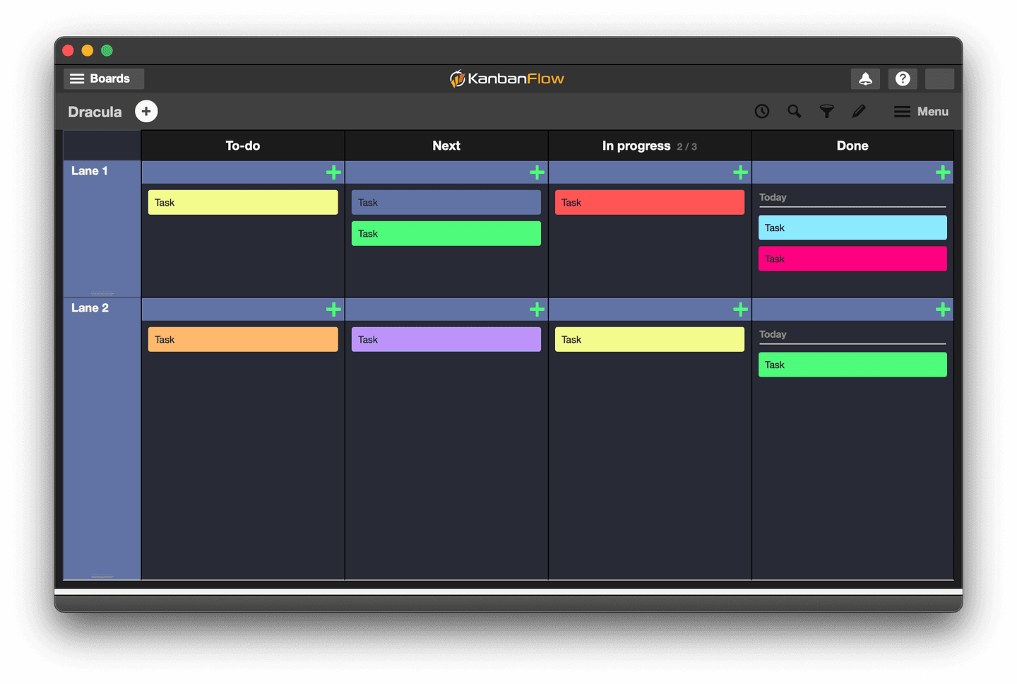 kanbanflow - Theme Preview
