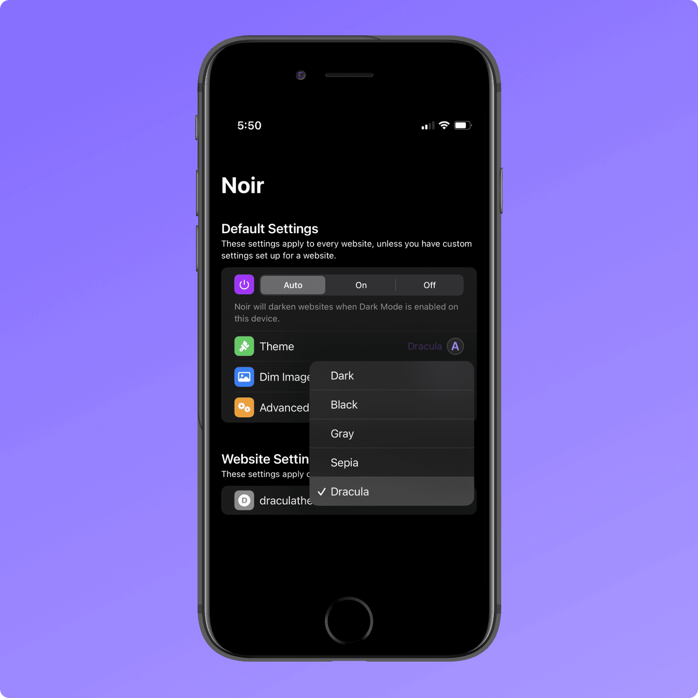 noir - Theme Preview