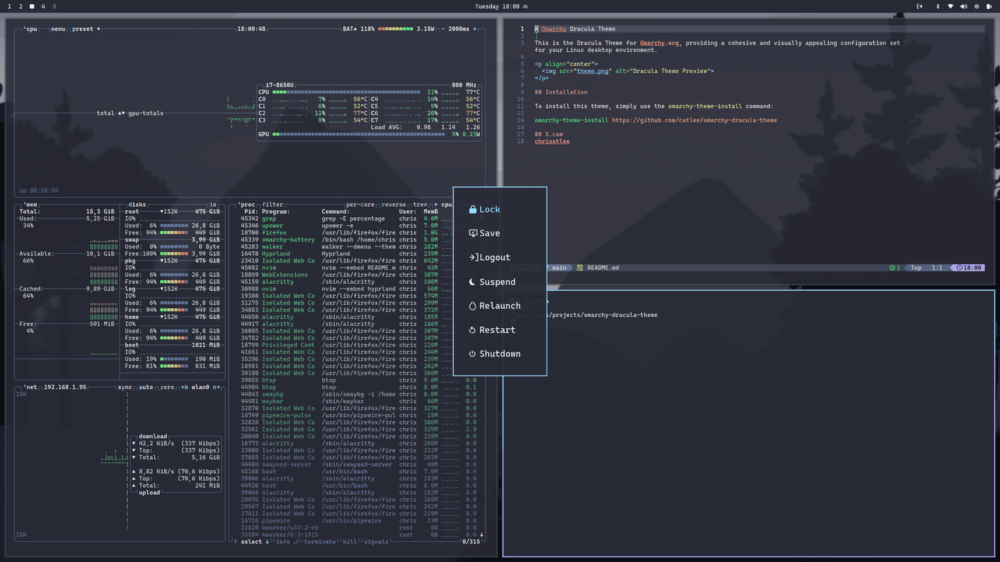 omarchy - Theme Preview