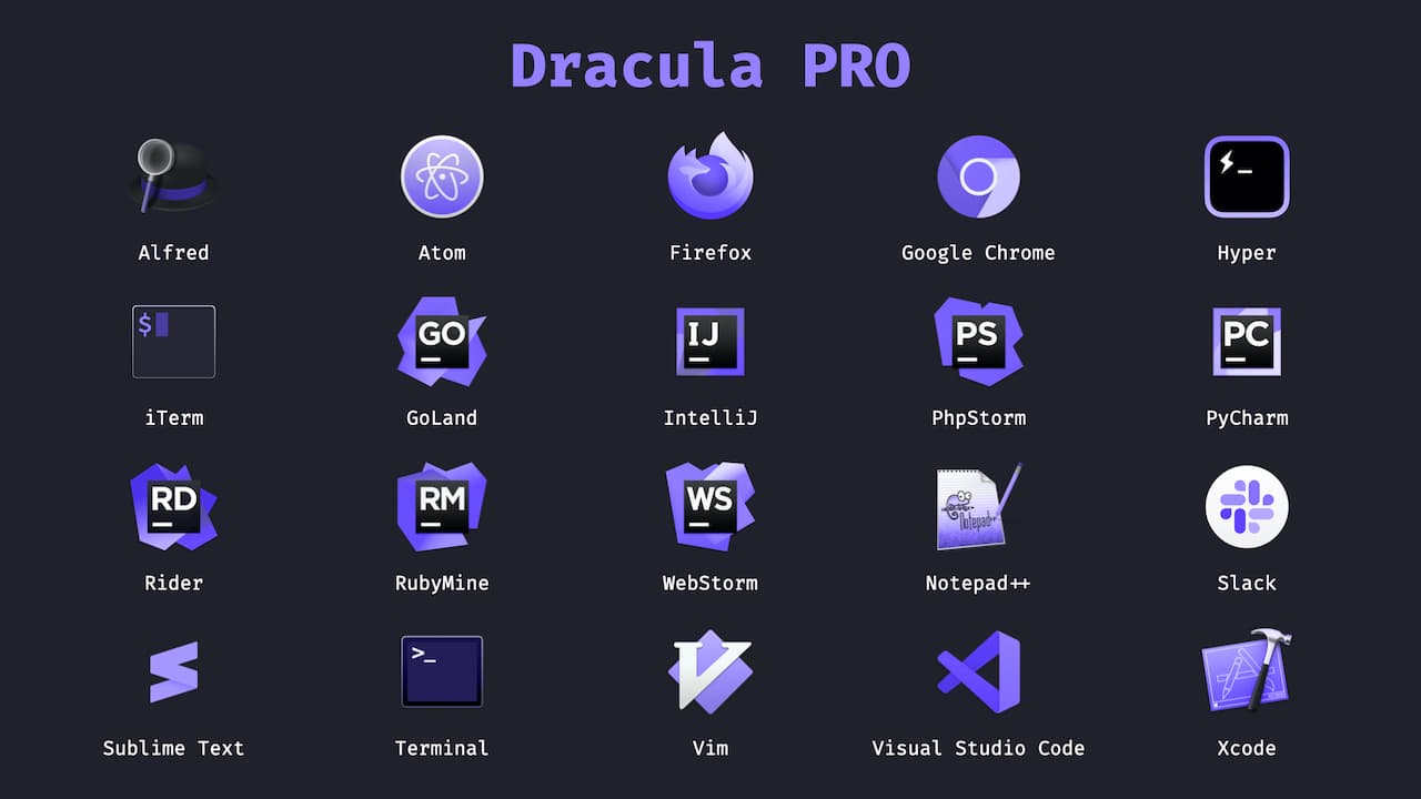Dracula Pro Icons