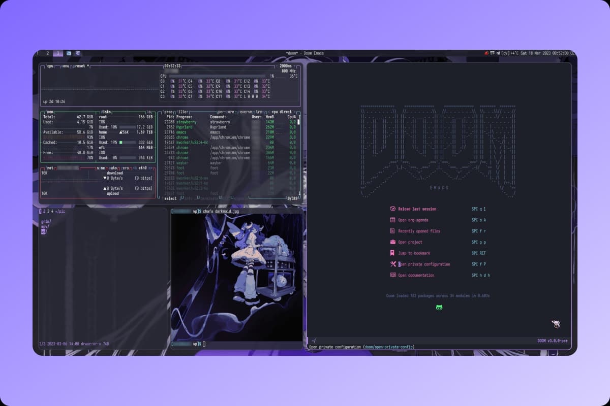 Dracula theme for Hyprland