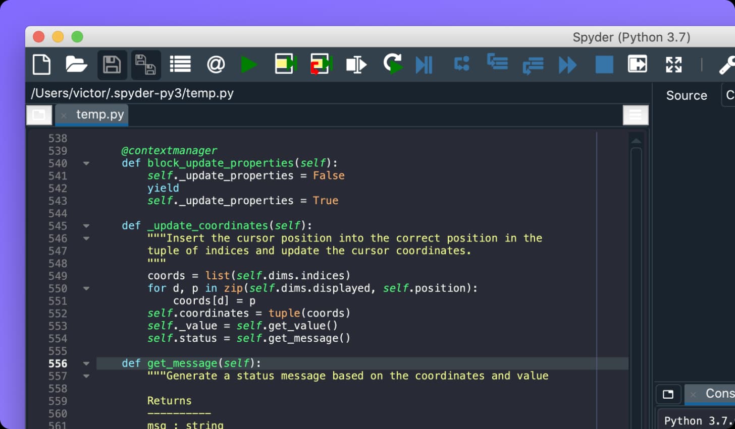 Dracula theme for Spyder IDE