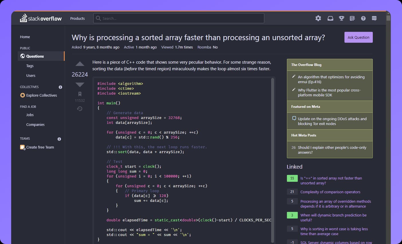 Dracula theme for StackOverflow