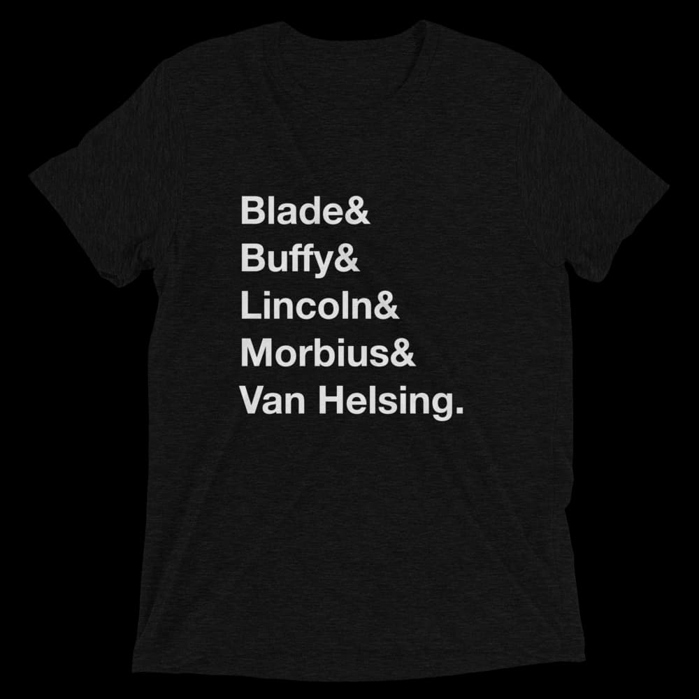 Option C: Vampire Slayers Shirt Preview