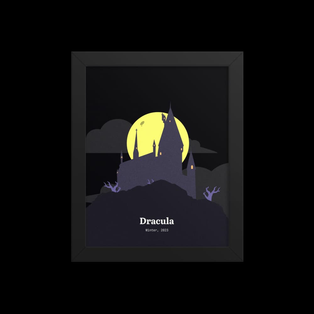 Dracula Castle Poster