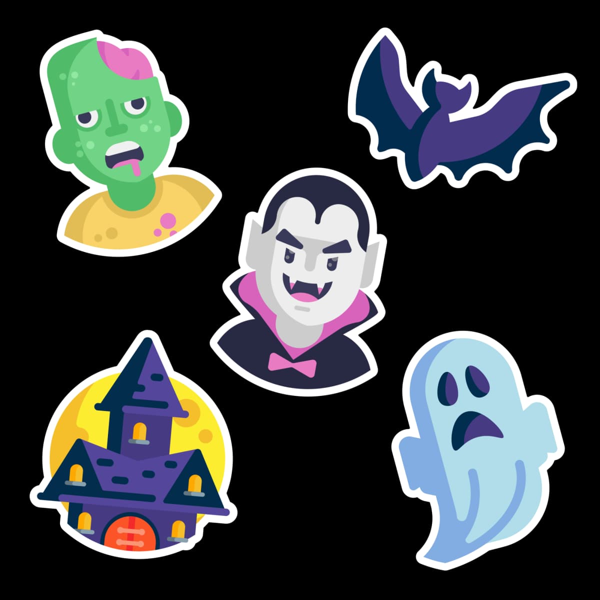 Dracula Sticker Pack n.1