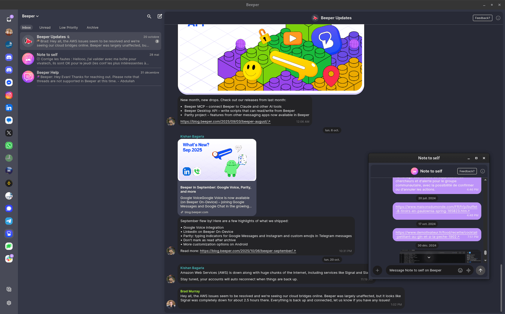 beeper - Theme preview