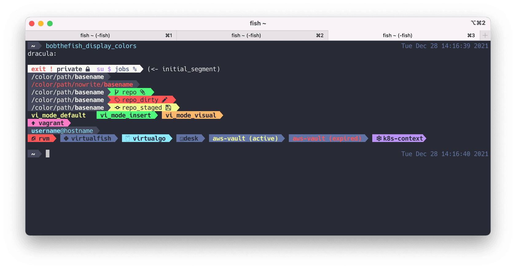bobthefish - Theme preview
