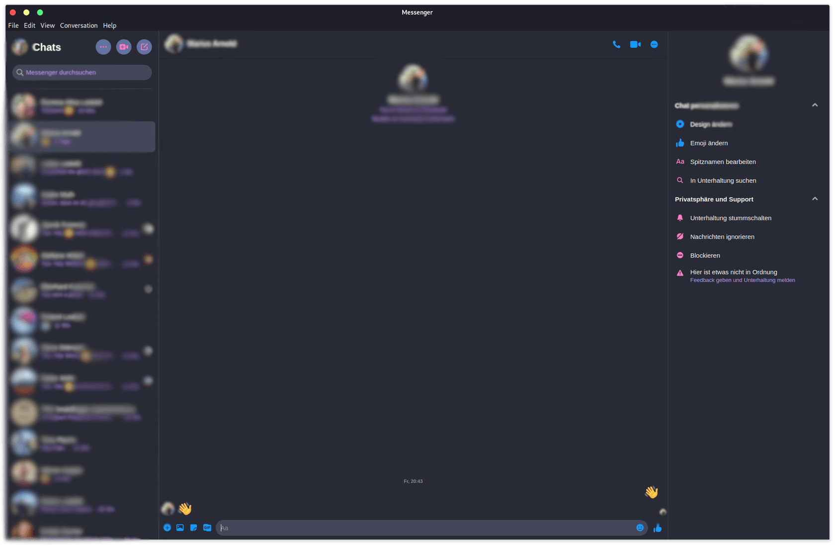 caprine-messenger - Theme preview