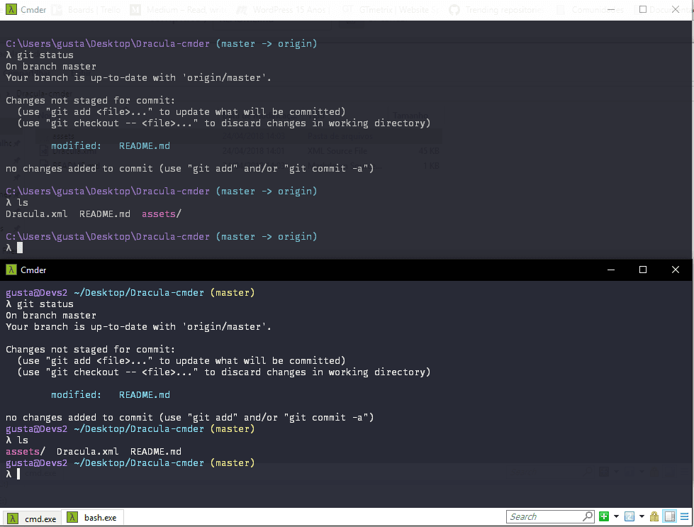 cmder - Theme preview