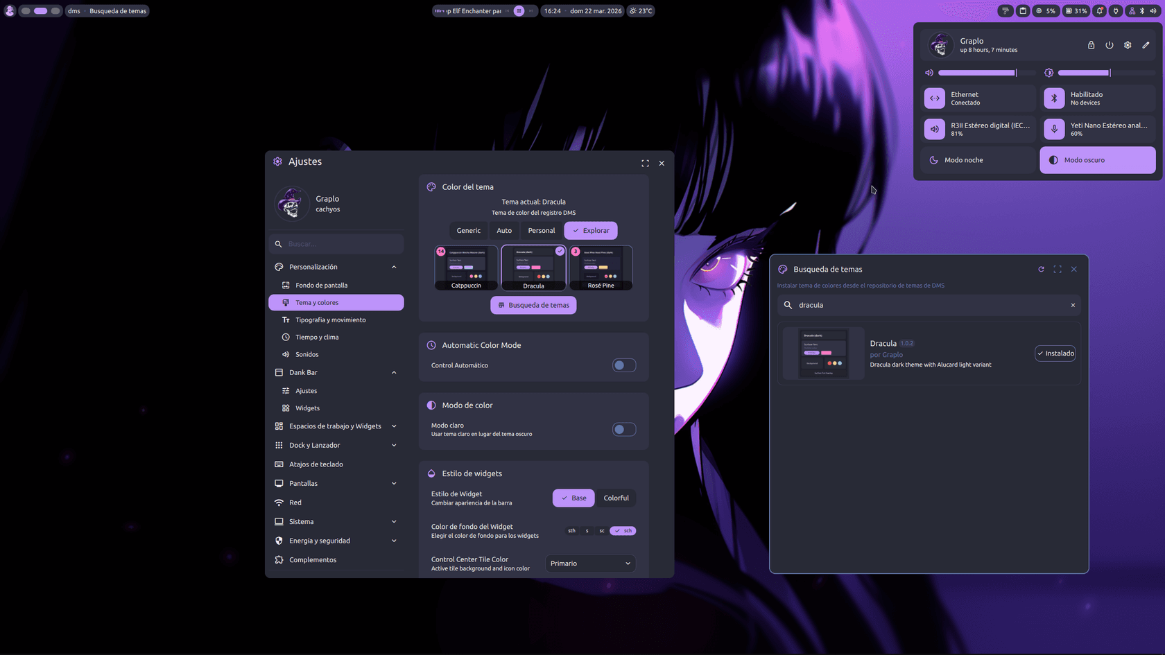DankMaterialShell - screenshot 1