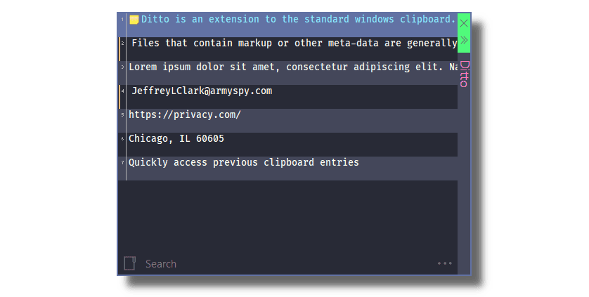 ditto - Theme preview