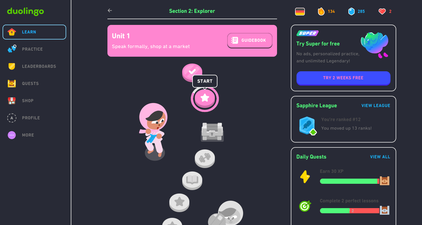 duolingo - Theme preview