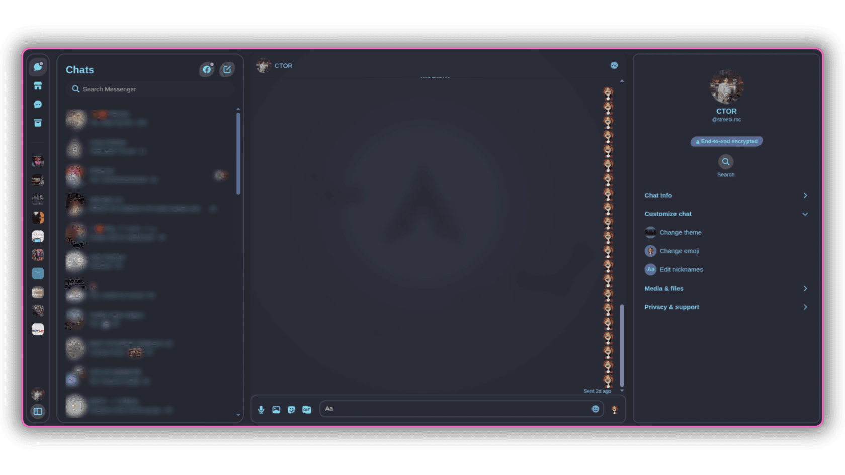 facebook-messenger - Theme preview