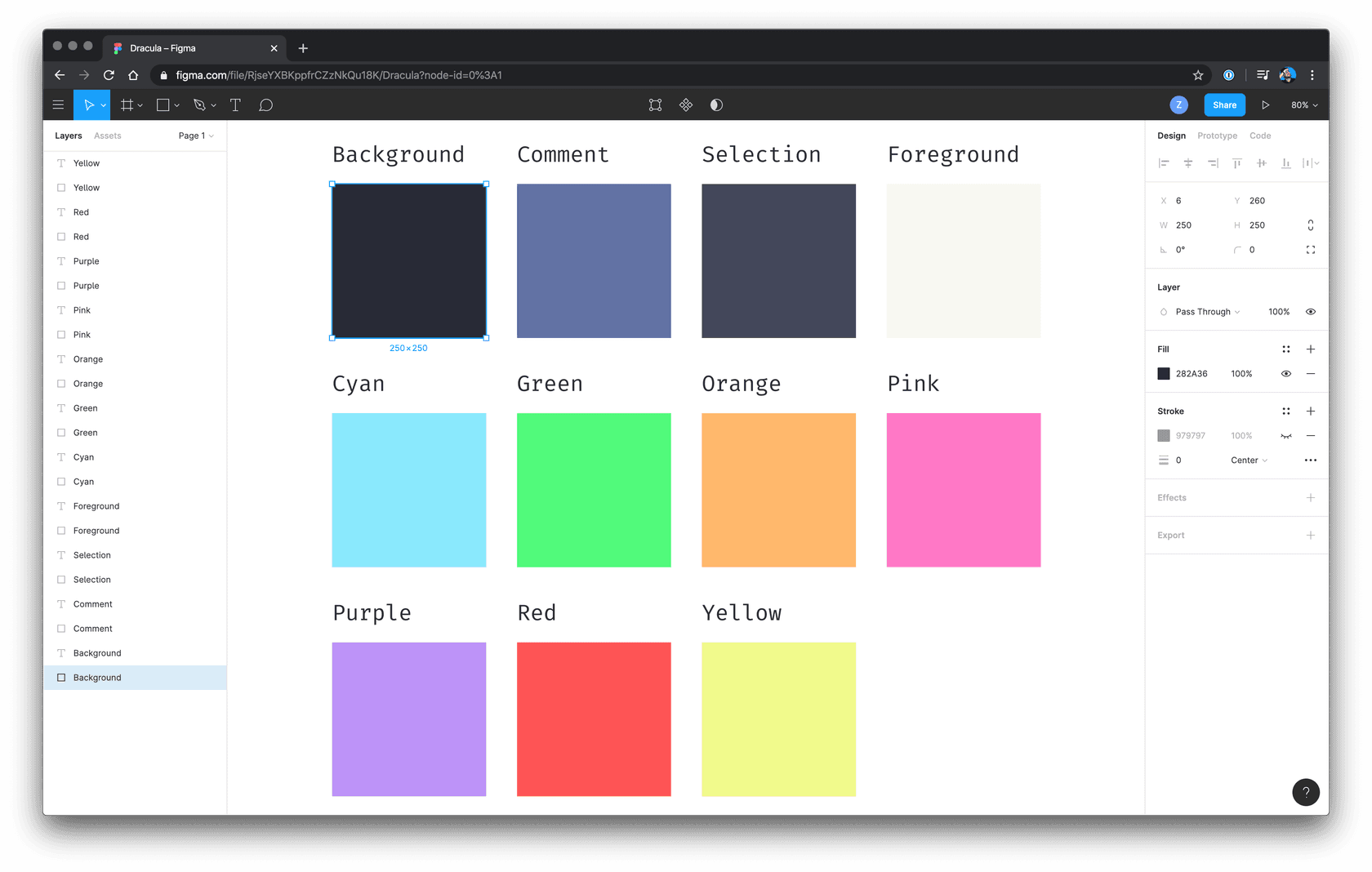 figma - Theme preview