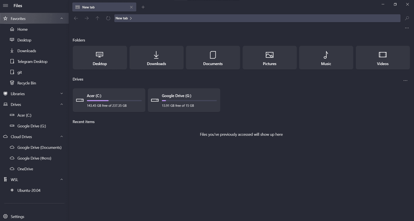 files - Theme preview
