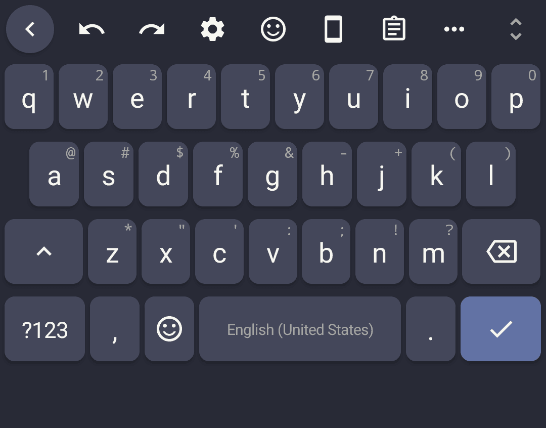 florisboard - Theme preview