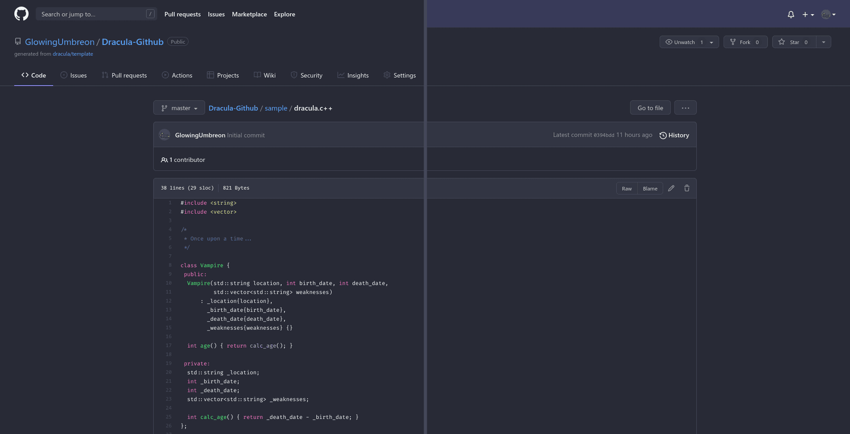 github - Theme preview