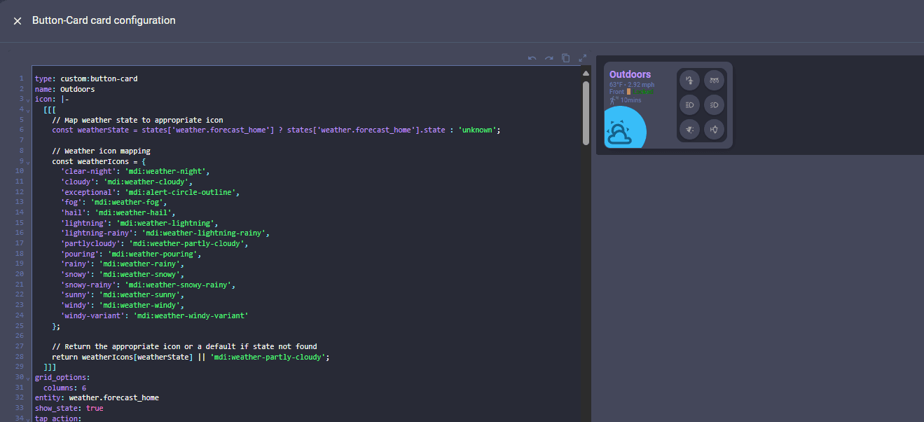home-assistant - Theme preview
