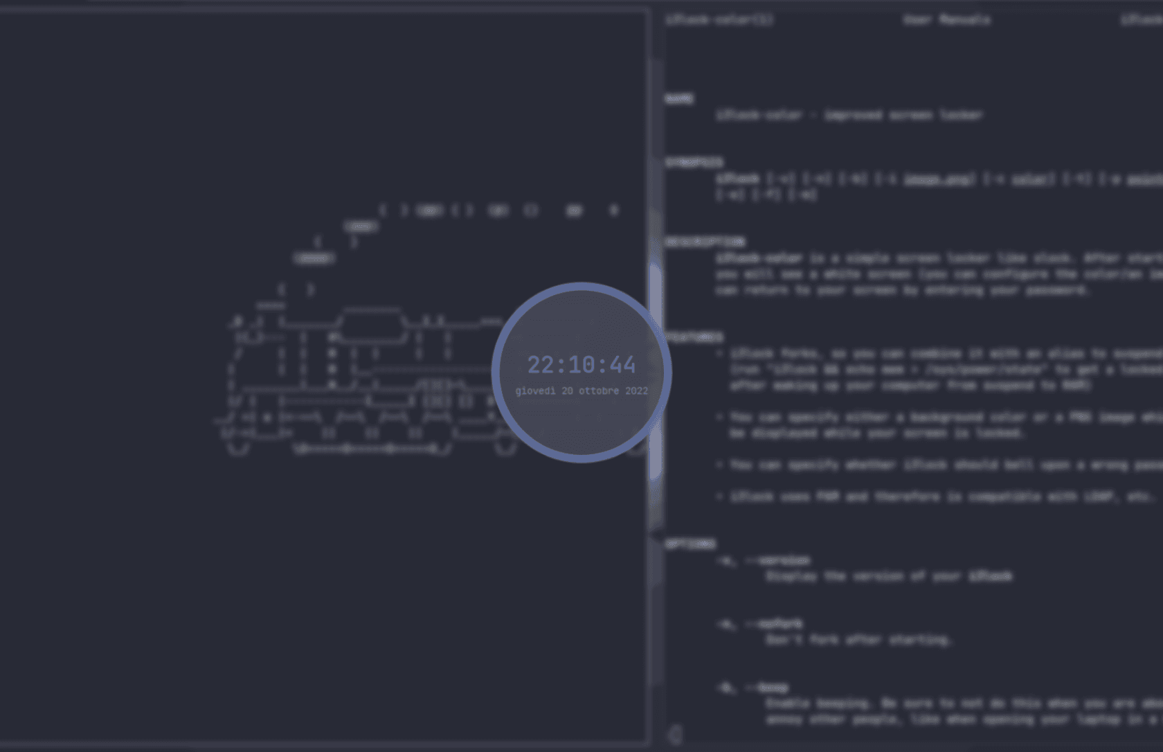 i3lock-color - Theme preview