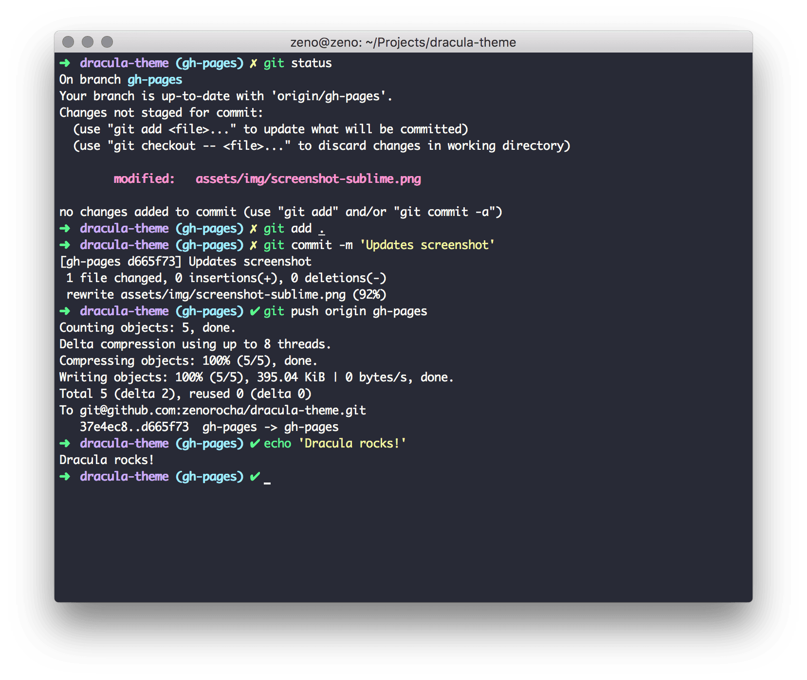 iterm - Theme preview