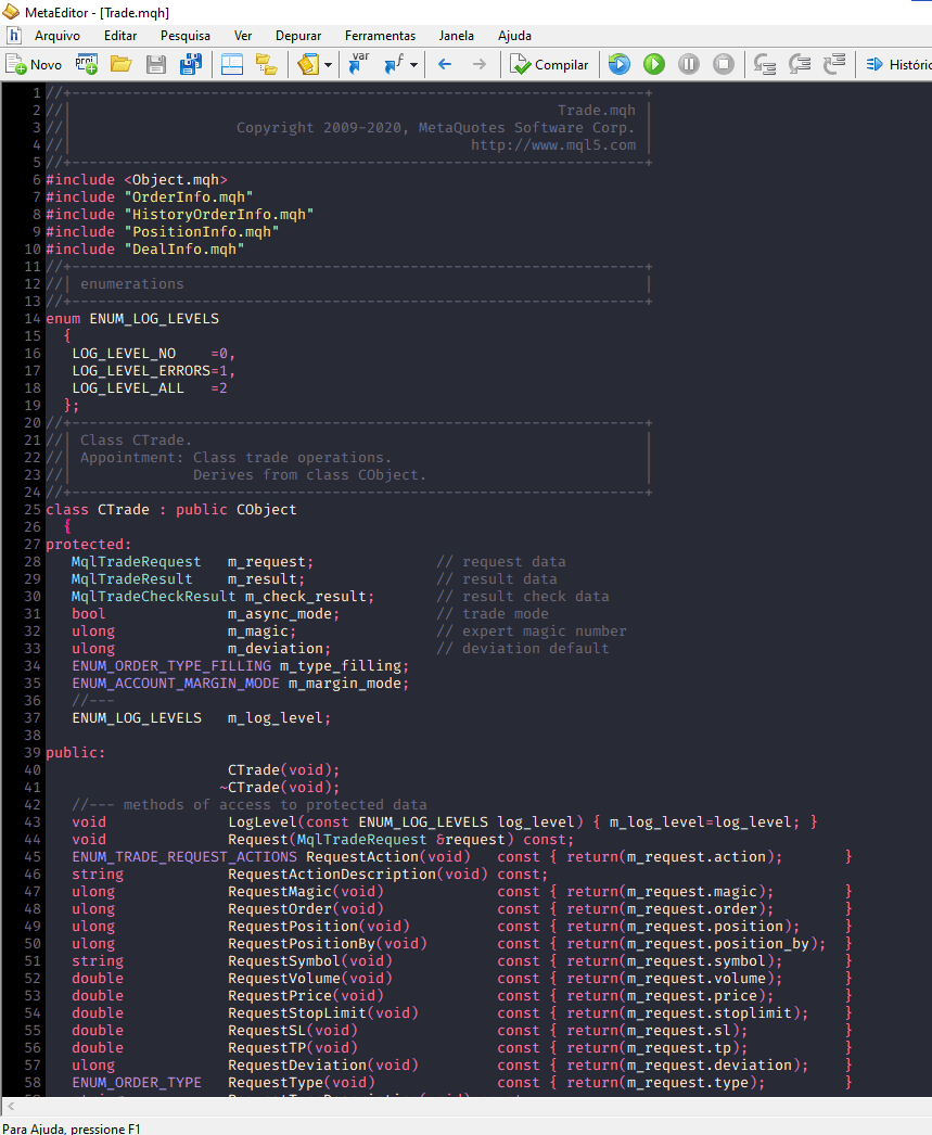 metaeditor - Theme preview