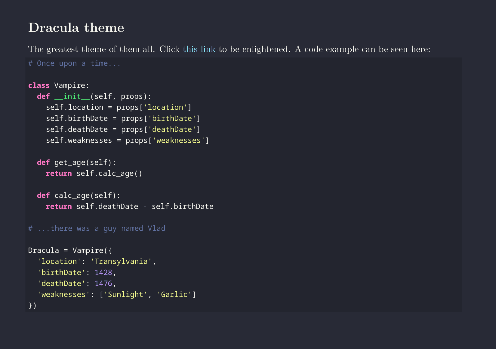 pandoc - Theme preview