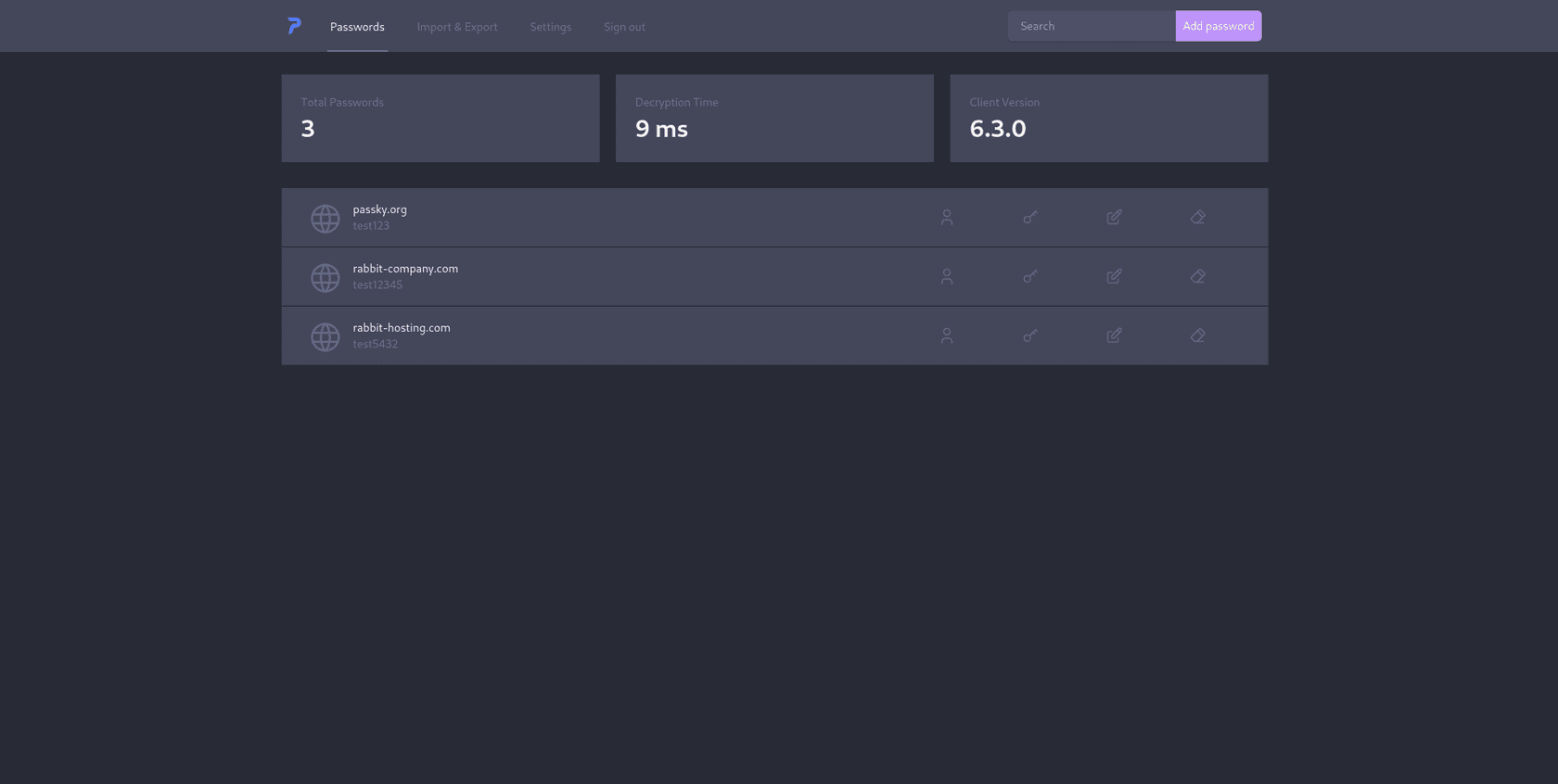 passky - Theme preview