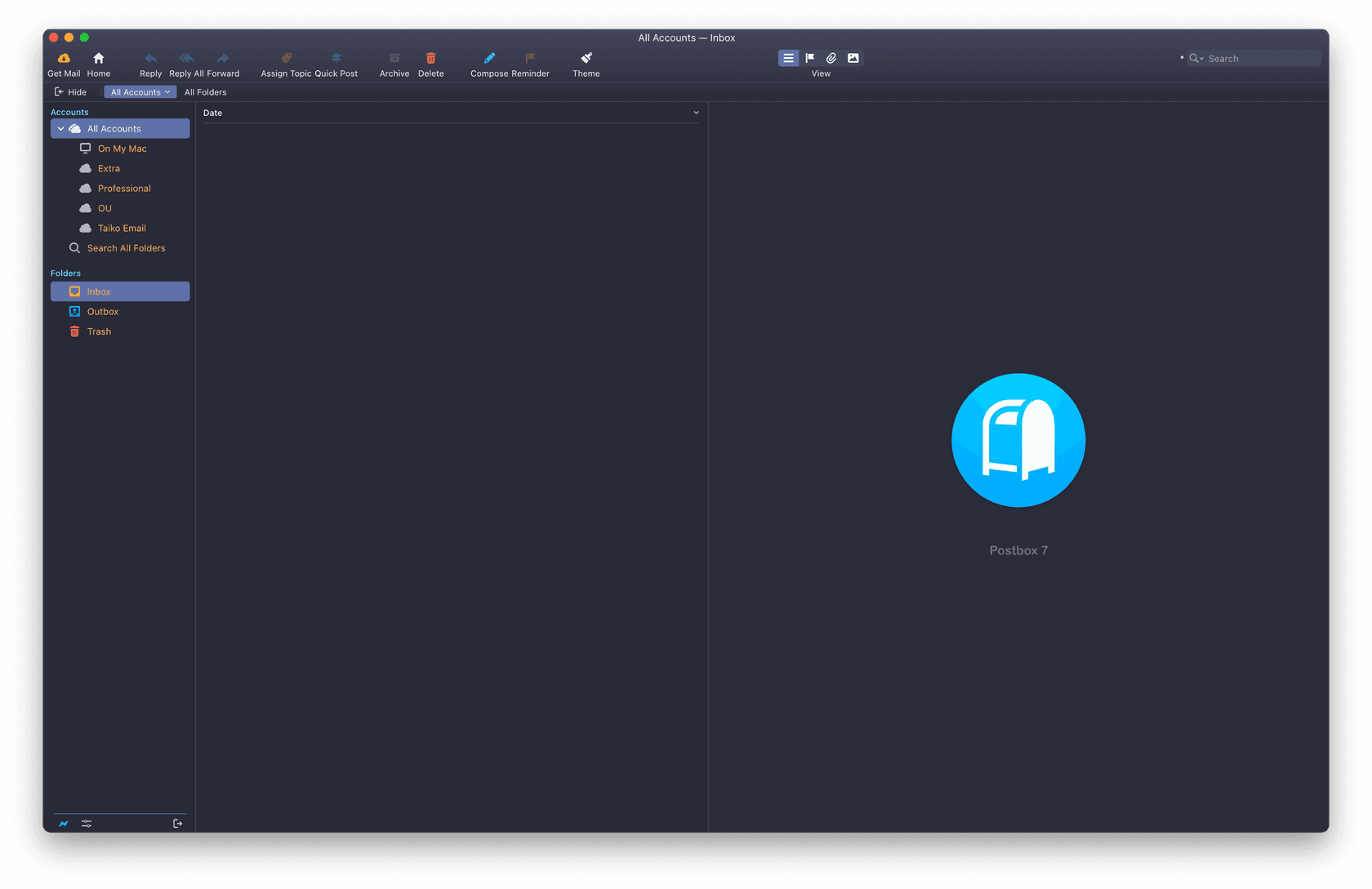 postbox - Theme preview