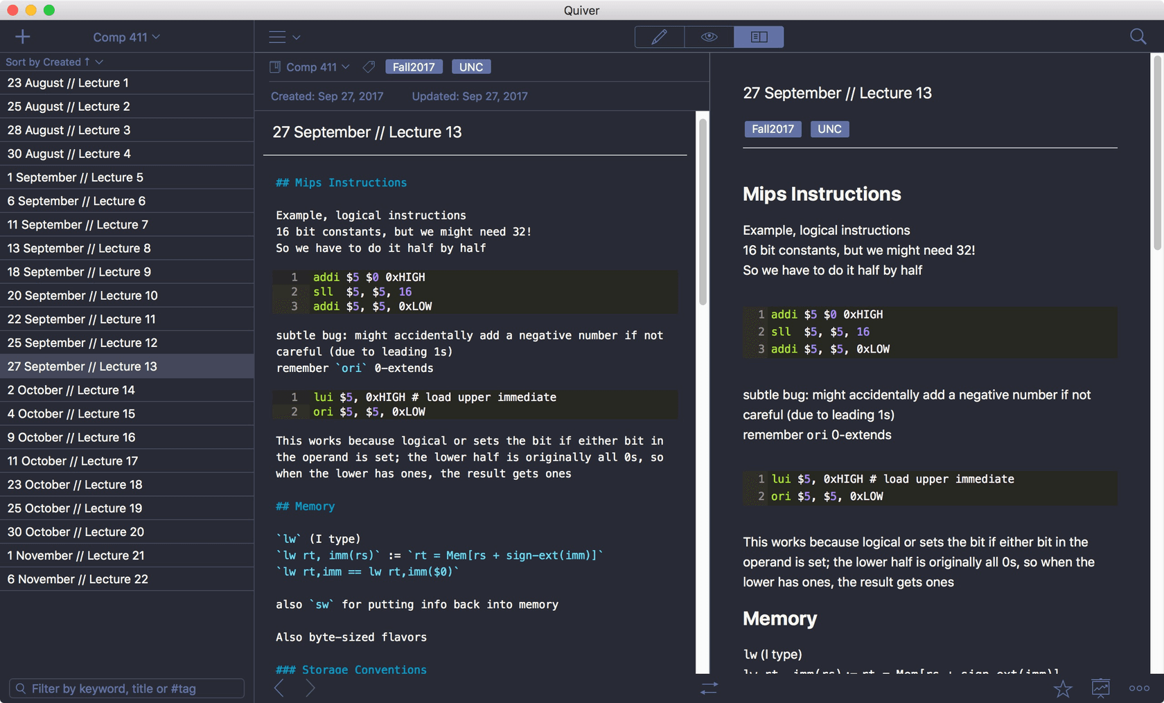quiver - Theme preview