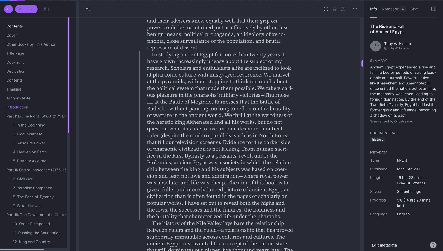readwise-reader - Theme preview