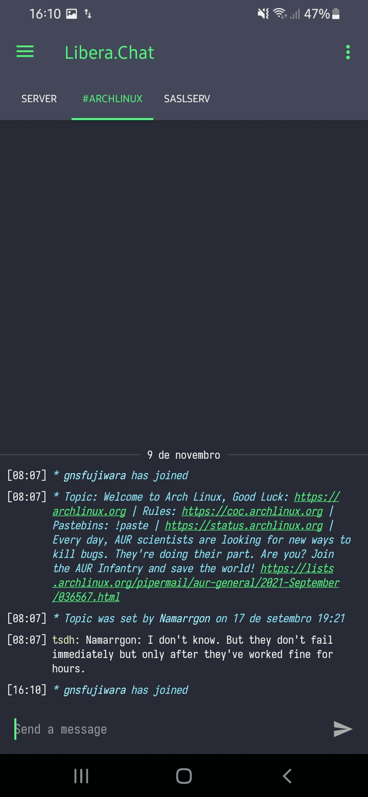 revolution-irc - Theme preview