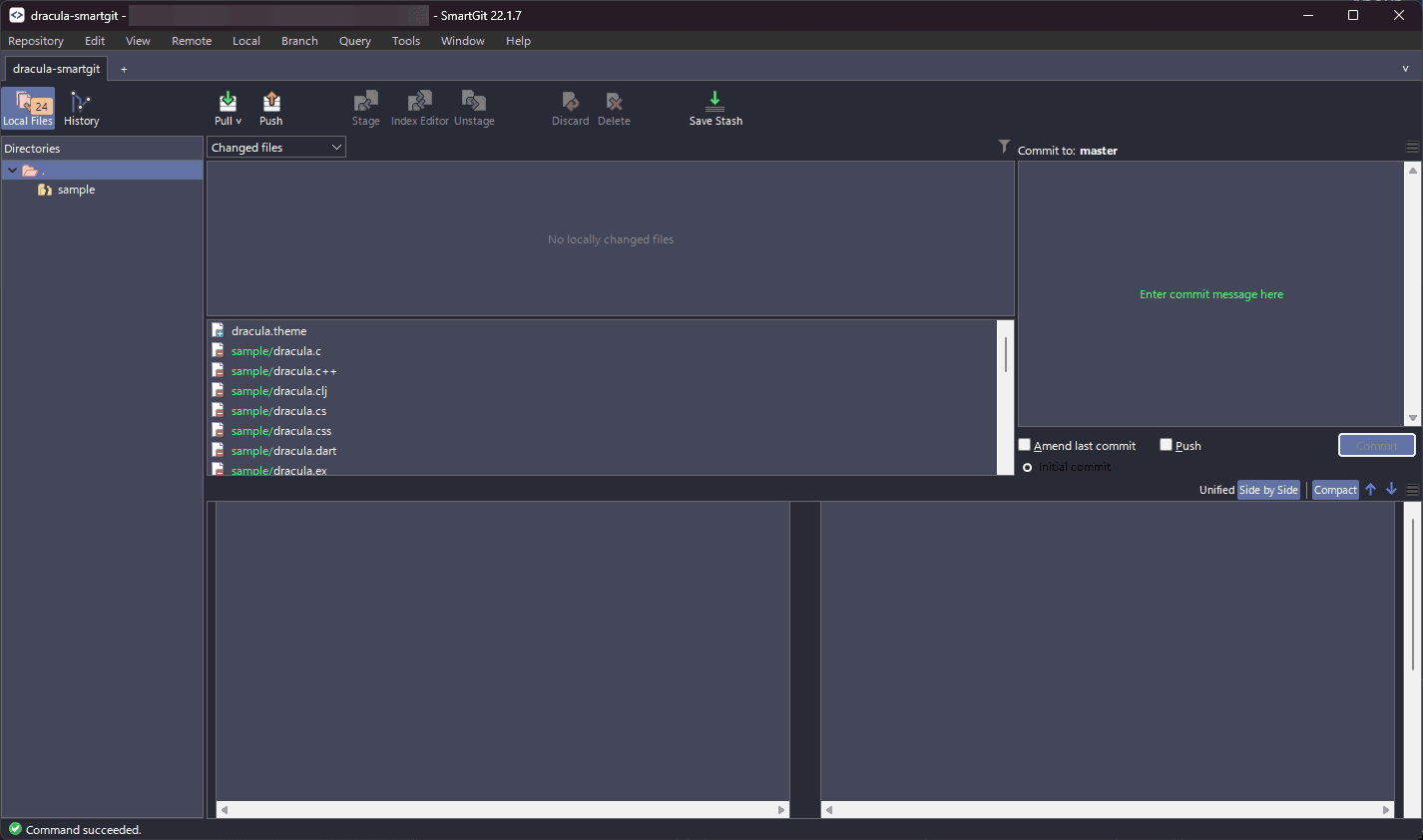 smartgit - Theme preview