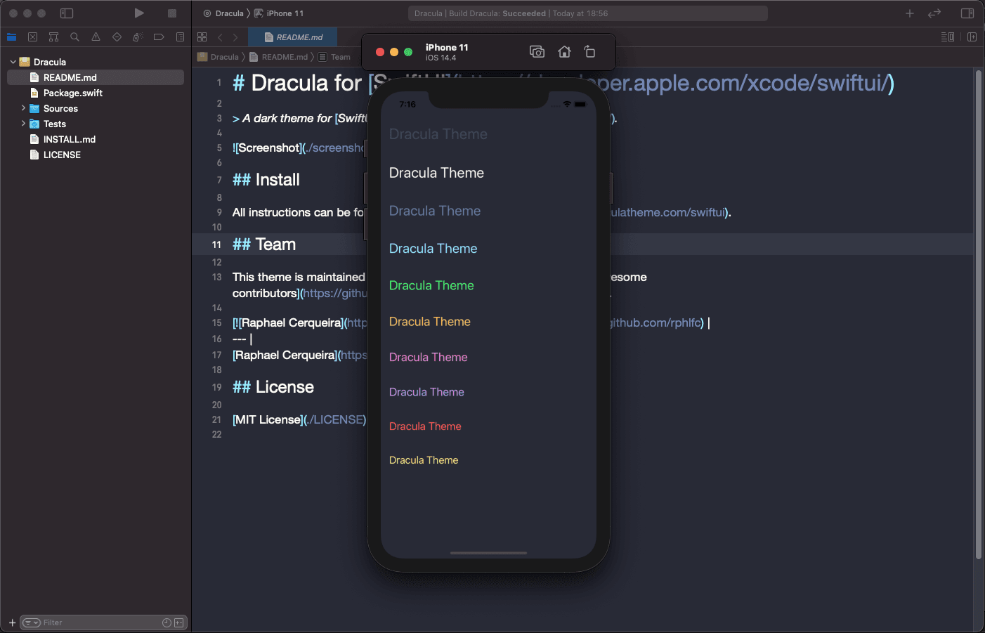 swiftui - Theme preview