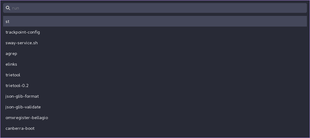 wofi - Theme preview