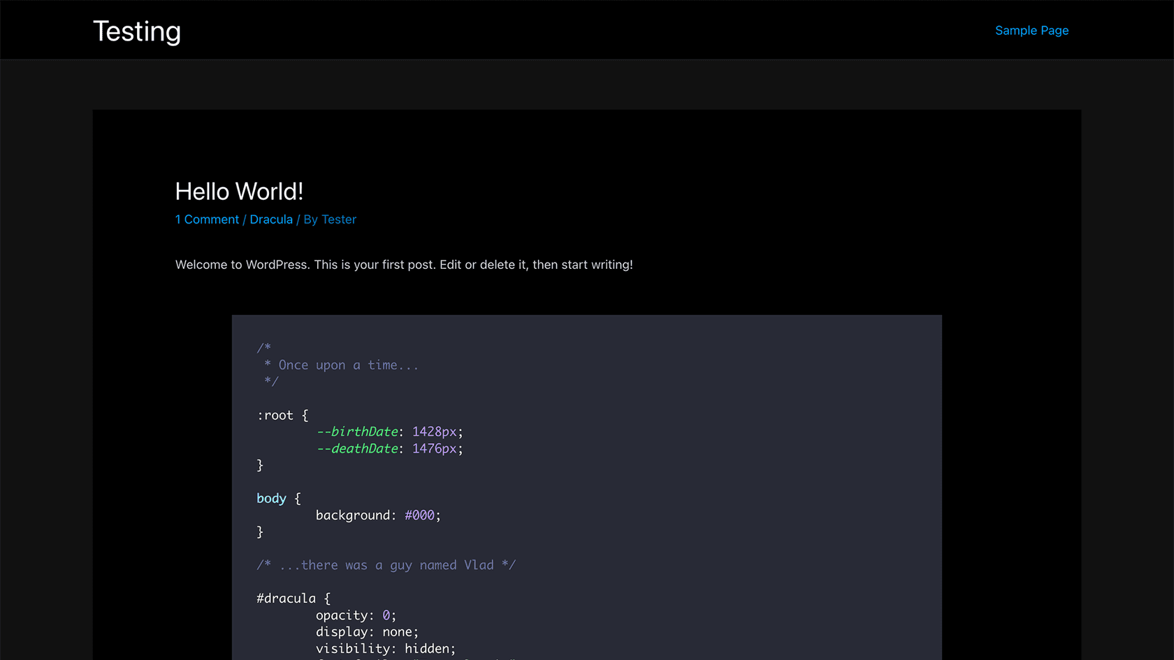 wp - Theme preview