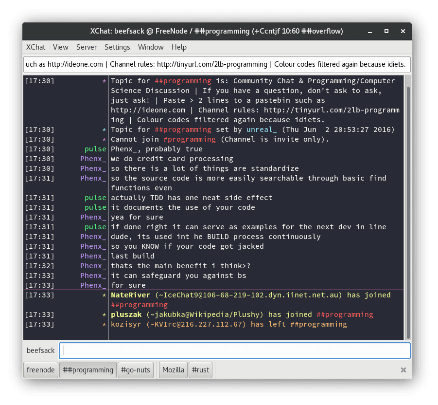 xchat - Theme preview