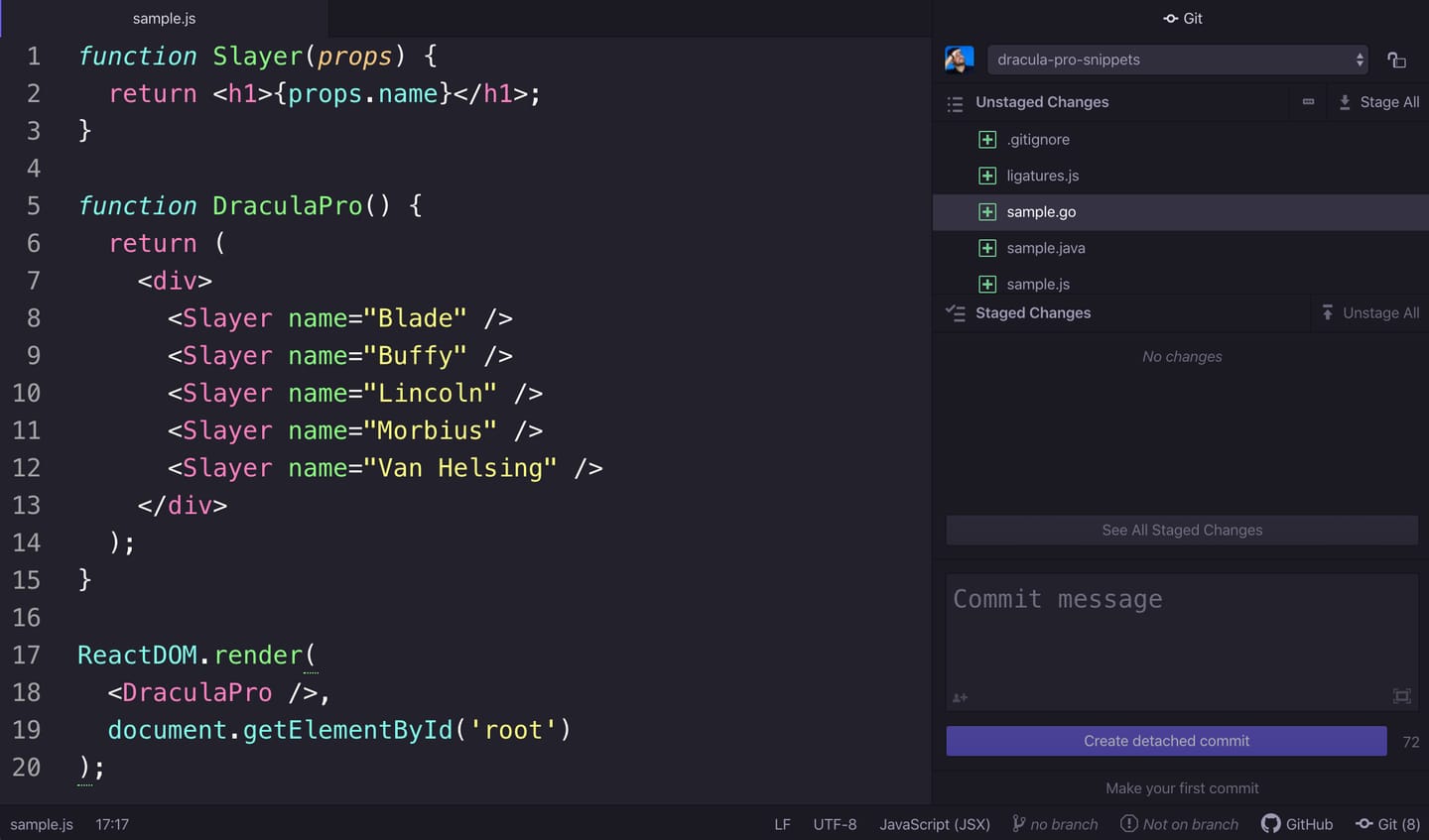 Dracula Pro for Atom
