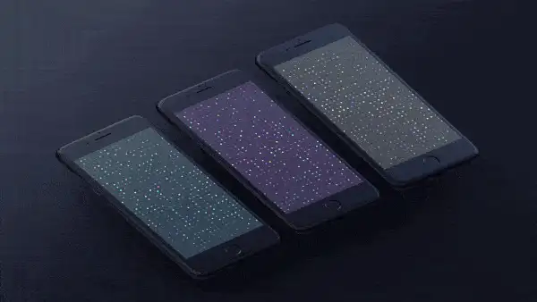 Dracula Pro wallpaper on a phone
