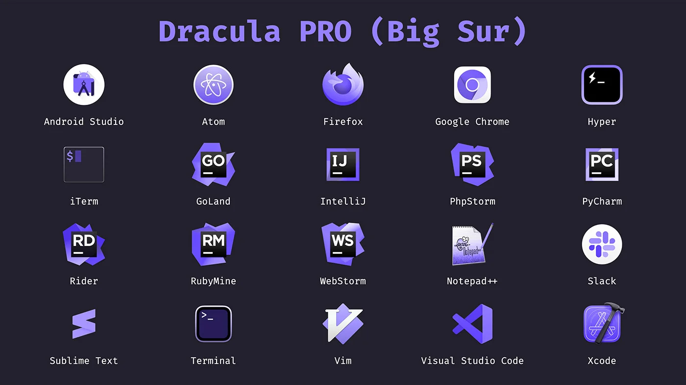 Dracula Pro Icons